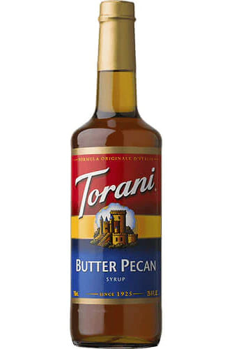Torani Butter Pecan Syrup Glass Bottle 750ml