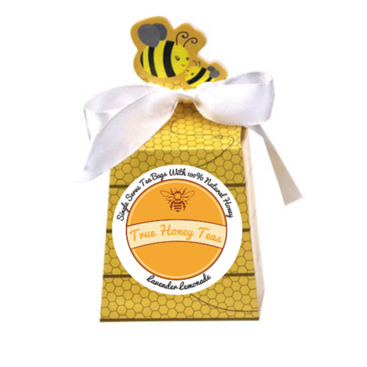 True Honey Teas Lavender Lemonade Tea Bee Box (Organic) 4 ct