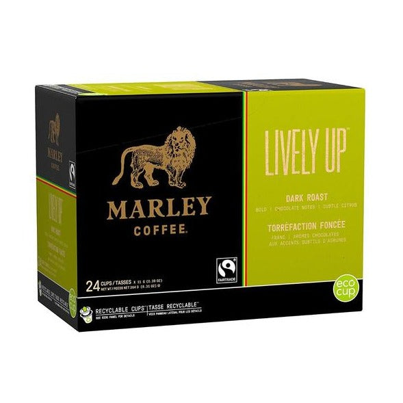 MARLEY® "Lively Up!" Espresso Roast Coffee Pods (24 ct)
